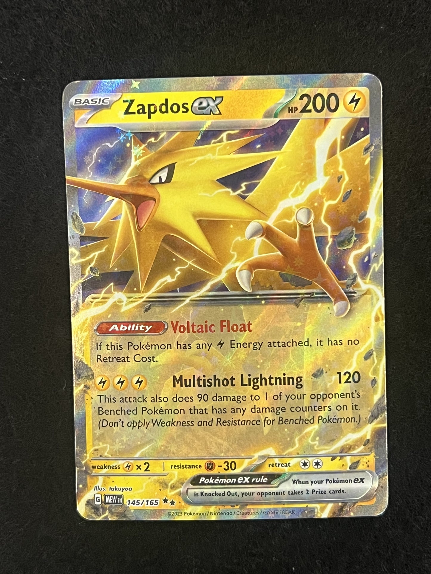 Zapdos ex - 145/165 - SV: Scarlet & Violet 151 (MEW)